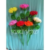 ราคา ดอกกุหลาบไหมพรม​ ดอกไม้ปลอม​ ดอกไม้ไหมพรม (25565962372)