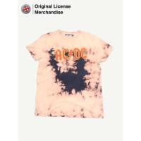 ราคา KATUN เสื้อยืดผ้าฝ้ายมัดย้อมระดับพรีเมียมสําหรับผู้ชายและผู้หญิงวงดนตรี ACDC ดั้งเดิมโลโก้ Tan (27287932357)