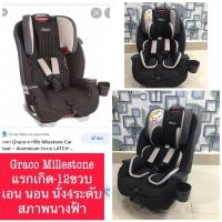 ราคา คาร์ซีท Graco Milestone All-in-One Car Seat ถึง12ขวบ คุ้มมากๆ ซัพพอทแท้ครบชุด สภาพนางฟ้า (8074314883)