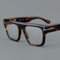ราคา Fashon ยี่ห้อแผ่นกรอบแว่นตา Unisex กว้างขอบคุณภาพสูง Acetate กรอบแว่นตาผู้ชาย Retro กรอบแว่นตาขนาดใหญ่ 1311 (24077915474)
