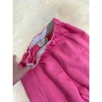 ราคา กางเกงขายาวสีชมพู บานเย็นมีตำหนิตรงปลายขาเลอะ (49002598683)