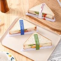 ราคา กล่องแซนวิช เรียบใส ล็อคในตัว (50 ชิ้น) กล่อง PET ใส + สติกเกอร์ (29039295061)