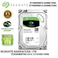 ราคา SEAGATE BARRACUDA 1TB 3.5" HDD (ฮาร์ดดิสก์ 3.5")SATA3 - รับประกัน 3 ปี (1458851329)