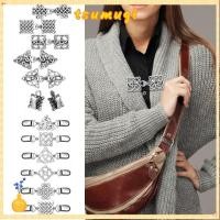 ราคา TSUMUGI เข็มกลัดผ้าคลุมไหล่,คลิปมัลติฟังก์ชั่นสไตล์วินเทจคลิปคาร์ดิแกน,การออกแบบสีเงินเสื้อกันหนาวเสื้อ Pin (48806528477)