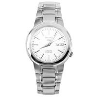 ราคา Seiko 5 นาฬิกาผู้ชาย Automatic White Dial Stainless Steel WatchSNKA01K1 (578549992)