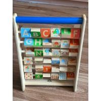 ราคา เสริมสร้างพัฒนาการเด็ก Alphabet Frame ของเล่นไม้ Wonderworld มือสอง (26125798931)
