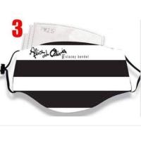 ราคา หน้ากากผ้าอนามัยแบบพิมพ์ลาย Alice&olivia ผ้า cotton 100% ใส่แผ่นกรองได้ (4041399136)