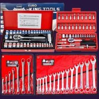 ราคา EURO KING TOOLS ชุดบล็อก 40 ชิ้น+ประแจ YETI+แหวน YETI (7pc) +ชุดบล็อก 46ชิ้น ใช้งานหนัก ได้ 4 อย่างมาตรฐาน ISO 9001 (23361514685)