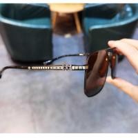 ราคา ❤ Chrome & Hearts แว่นตากันแดดแฟชั่นกันแสง UV สำหรับผู้ชายแ (24480742719)