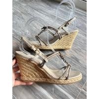 ราคา รองเท้าแบรนด์เนมมือสอง Leather Wedges (38 / 24-24.5 cm. / 3.6") - แท้% [ภาพเพิ่มเติมลงในโพสต์แล้วคะ] (57054883316)