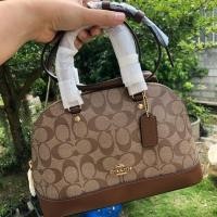 ราคา พร้อมส่ง...แท้ Coach Mini Sierra Satchel In Signature Coated Canvas F27533 (2303684338)