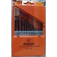 ราคา MACOH ดอกสว่านเจาะเหล็กไฮสปีด 13ตัว/ชุด (24269750831)