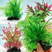 ราคา การตกแต่งตู้ปลาพลาสติก-1/5ชิ้นพืชสาหร่ายปลอมสําหรับตู้ปลา, หญ้าน้ําหลากสีที่มีการออกแบบที่มั่นคง, สารละลายภูมิทัศน์ประดับบ้าน (54453913493)
