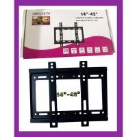 ราคา ใส่โค้ด INCLZ12 ลด 50% ขาแขวนทีวี LCD LED PLASMAขนาด 14-42 นิ้ว แบบติดผนังฟิกซ์ ทุกยี่ห้อ 14'' -42' รุ่น B-14 (16183707924)