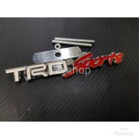 ราคา โลโก้ trd sports เหล้ก สีขาวแดง สำหรับติดกระจัง (7642205369)