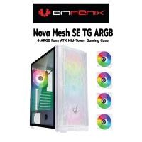 ราคา (พร้อมส่ง) BitFenix NOVA MESH SE White TG 4-ARGB Fans Mid-Tower Gaming Case (21263639307)