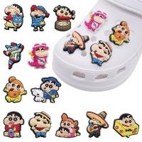 ราคา ✨พร้อมส่งจากไทย✨Jibbitz การ์ตูนชินจัง2 รองเท้า Crocs อุปกรณ์เสริมตกแต่งรองเท้า กระเป๋า (24732737712)