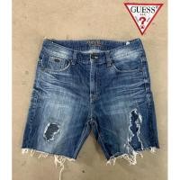 ราคา GUESS กางเกงยีนส์ขาสั้น มือสองสภาพ 90% (25208448344)