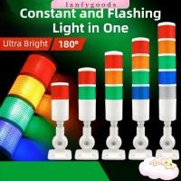 ราคา LANFYGOODS ไฟ LED Stack, พร้อม Buzzer 180 Rotatable Led Signal Tower Light, Steady กระพริบ DC12-24V AC220V ไฟสัญญาณอุตสาหกรรม (40478813929)