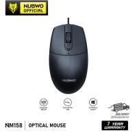 ราคา [ประกัน 1 ปี] Nubwo เมาส์ Ergonomic รุ่น NM-158 ปรับ DPI ได้ 3 ระดับ น้ำหนักเบา พกพาง่าย เหมาะสำหรับเรียนและทำงาน (27284592229)