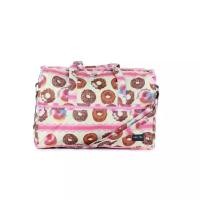 ราคา HAPITAS กระเป๋าพับ กระเป๋าสะพาย Boston medium ลาย Doughnut Cream (999631428)