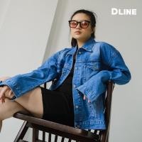 ราคา DLINE Plain Jeans Jacket Basic Denim Jacket ขนาดใหญ่ Original Jean Kate สีฟ้าอ่อน (28091584972)