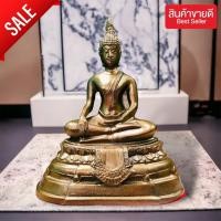 ราคา MOL[99]หลวงพ่อโต วัดบางพลีใหญ่ใน จ.สมุทรปราการ สีทองโบราณ ปางมารวิชัย หน้าตัก 5 นิ้วสูง 22 ซม. เนื้อเรซิ่น (19780345486)