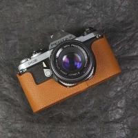 ราคา Pentax กระเป๋าหนังแท้ทำมือสำหรับ ME/17/K2/K1000 พร้อมอุปกรณ์เสริมการถ่ายภาพ (40158684776)