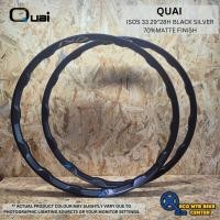 ราคา QUAI CARBON RIM BLACK SILVER 70% MATTE FINISH - ISOS 33 29" 28H MTB (52253900277)