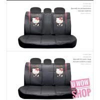 ราคา หนังpvc ชุดหุ้มเบาะด้านหลัง #kittyคิตตี้ดำ ลิขสิทธิ์แท้ (6051938857)