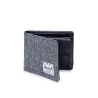 ราคา (New-ของแท้) กระเป๋าสตางค์ Herschel Hank Coin Wallet - Raven Crosshatch (24515699)