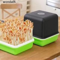 ราคา WONDA 4 ชิ้น/เซ็ต Hydroponic กล่องถั่วลิสง Sprout ถั่วถั่วลิสงพลาสติก Grow หม้อการงอก (29641770678)
