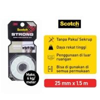 ราคา 3M Scotch กาวติดเทปคู่ในร่มที่แข็งแกร่ง 25 มม. x 1.5 ม. 110-S25 (42453808109)