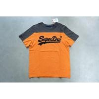 ราคา [SALE] Superdry VLAC Colourblock Tee สี Orange เสื้อยืด Superdry ของแท้ 100% (20069080766)