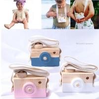ราคา ร้านคนไทย！ kids camera ของเล่นกล้องไม้ แบบสร้างสรรค์ สําหรับแขวนตกแต่งห้อง 3สีให้เลือก (26474382438)
