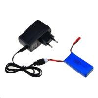 ราคา 7.4V EU Plug เครื่องชาร์จแบตเตอรี่สําหรับ Syma Drone X8C X8W X8G MJX X600 X101 JJRC X6 ✨เจอกันเมลมอลล์ (26053844089)