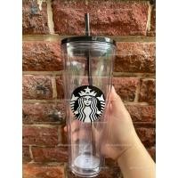 ราคา แก้วเก็บความเย็นพลาสติกใส Starbucks Venti (46357404446)
