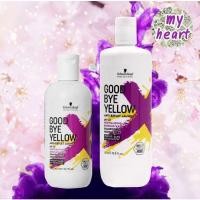ราคา สูตรใหม่✨Schwarzkopf Goodbye Yellow Shampoo 300/1000 ml แชมพูแอนตี้เยลโล่ แชมพูม่วง Good Bye Yellow (2489073835)