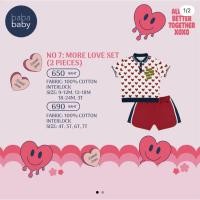 ราคา BabaBaby More Love Set No.7 size 9-12M (25177139618)
