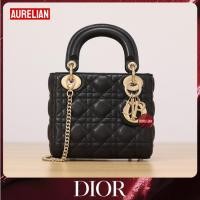 ราคา ดิออร์ Dior LADY Mini Shoulder Bag หนังแกะ 17cm Tote Bag (42153353681)