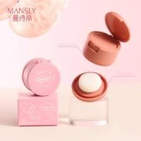 ราคา M-718 บลัชออนตลับ Mansly พร้อมพัฟในตัว พกพาสะดวก สีสวย (27750180587)