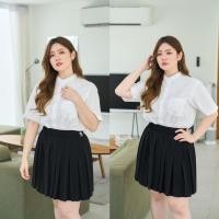 ราคา กระโปรงเทนนิส ไซส์ใหญ่กระโปรงนักศึกษาพลีท กระโปรงพลีทไซส์ใหญ่ XL-XXL เอว32-50 จีบเล็ก/จีบทวิท (24971492511)