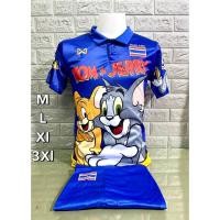 ราคา ชุดกีฬา เสื้อบอล ผู้ชายไทย ลายทอมแอนด์เจอร์รี่ (เสื้อ + กางเกง) มีไซส์ M L XL 3XL ใส่ได้ทั้งชายและหญิง (21116308056)