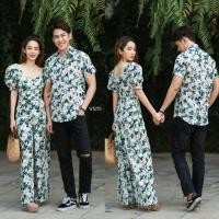 ราคา ️VSM COUPLE #3895 ชุดคู่รัก ชุดลายดอก (10504293475)