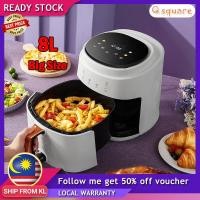 ราคา Air Fryer 8L,ขนาดใหญ่ความจุดิจิตอลสมาร์ทLCD Touch Controlห้องครัวAidหม้อหุงข้าวเพื่อสุขภาพAirfryer Airfryer French fries (20481426639)