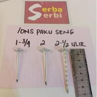 ราคา (/BOX OF ZINC NAILS) ตะปูหลังคาสังกะสีต่อกล่อง ±600 กรัม (54805950119)