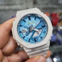 ราคา G*s*h*o*c*k GA-2100AS-5A สีขาวผู้ชาย Analog Digital Oasis Series นาฬิกาสปอร์ต สายเรซิ่นแฟชั่นเรซิ่นสายนาฬิกา w156 (56153705674)
