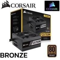 ราคา (พร้อมส่ง) POWER SUPPLY (อุปกรณ์จ่ายไฟ) CORSAIR CX750M - 750W 80 PLUS BRONZE มือสอง ประกันไทย Synnex ครบกล่อง สภาพดี (43303753480)