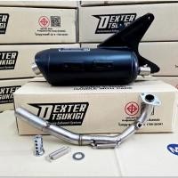 ราคา ท่อผ่าหลีด ท่อแต่ง ท่อผ่า กึ่งหมกกึ่งเปิด DEXTER LEAD125 4V 2023-2024 คอเลสเกี่ยวสปริง 32/25 มี มอก. (หลีด2วาวใส่ไม่ได้) (56957283752)