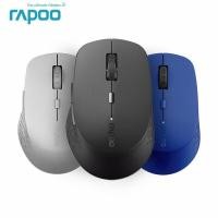 ราคา Rapoo เมาส์ไร้เสียงรบกวน M300 Silent Multi-mode Wireless Mouse (1600 DPI) ประกัน 2 ปี (28301041899)
